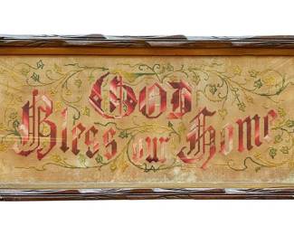 Antique Victorian Punch Paper Embroidery 