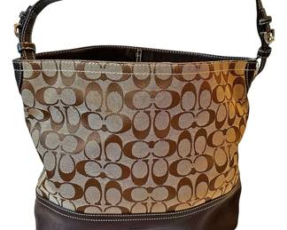 Coach Signature Logo Shoulder Bag Y2K 