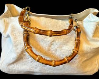 Mark Graham Elizabetta White Leather Bag 