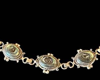 Vintage Sterling Silver Cuff Bracelet 