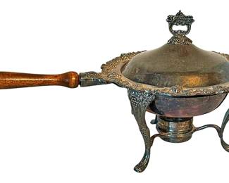 Vintage SilverPlated Chafing Dish 