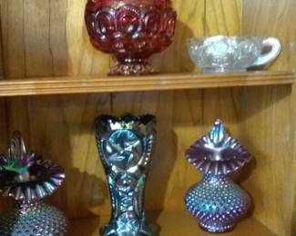 Beautiful Carnival glass
