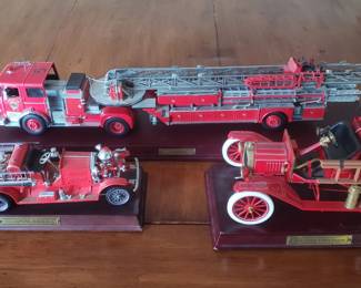 Franklin Mint Firetrucks