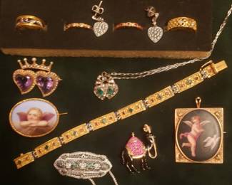 Assortment of Fine Jewelry, some by Cathy Waterman