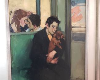 "Man's Best Friend" by Malcolm Liepke, listed