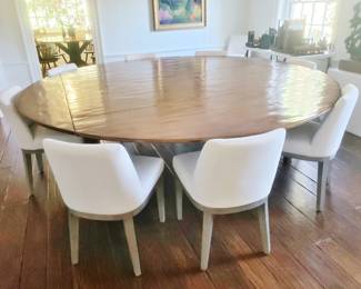 Huge Convertible Dining Table by Richard Mulligan (chairs not avail)