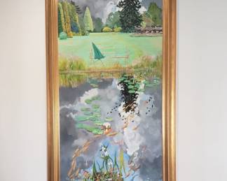 "Koi" Large Canvas by Christiane Kubrick