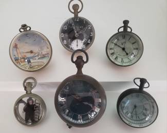 Collection of Replica and Antique Glass Ball Clocks