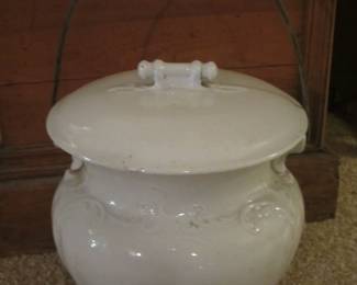 Vintage Crock Chamber Slop Jar (circa 1890's)