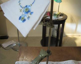 Victorian Brass Glove Stand