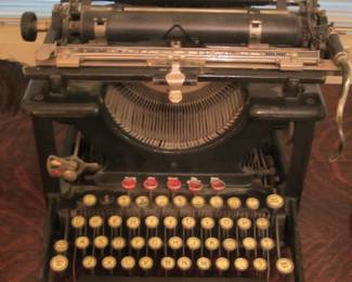 Vintage Remington Standard No. 10 Typewriter, Red Tabs (circa 1910)