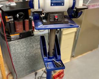 Rikon Slow Speed Bench Grinder on Stand