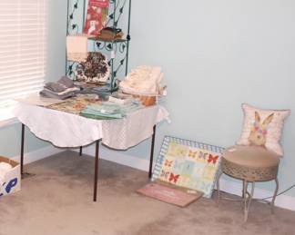 Linens and more.