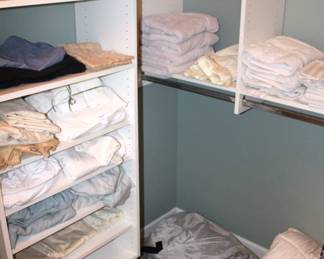 Sheets, linens and more.