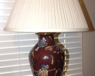 Golf themed lamp.