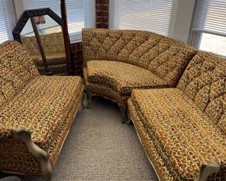 Vintage 3 piece sofa