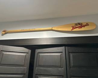 Leinenkugel's canoe paddle