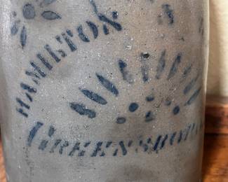 Hamilton & Jones Stoneware Crock