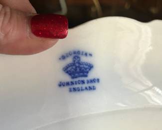 Georgia Johnson Bros Plate