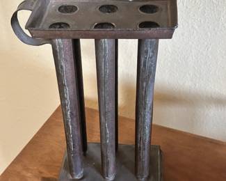 Antique Tin Candle Mold