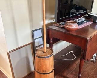 Wood Butter Churn