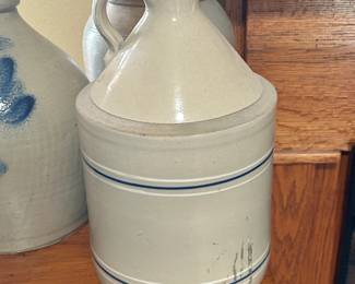 American Stoneware Whiskey Jug