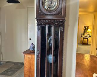 1880 Gustav Becker Universal Grandfather Clock