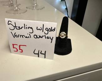 Sterling with Gold Vermeil