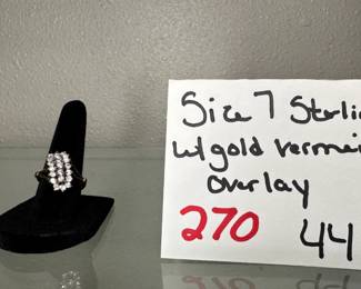 Sterling and Gold Vermeil