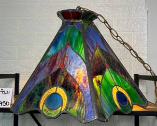 Stained Glass Hanging Light