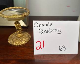 Ormolu Ashtray