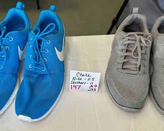 Nike 11.5 and Sketchers 11