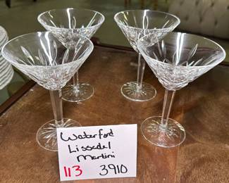 Waterford Lissedel Martini Glasses