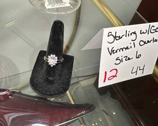 Sterling with Gold Vermeil