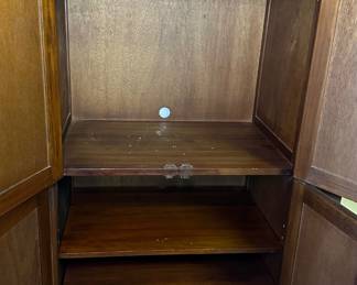Inside Entertainment Cabinet
