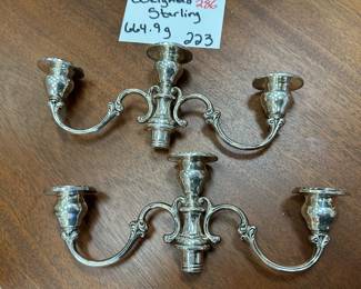 Sterling Candle Stick Holders