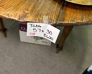 Round Wood Table