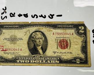 Red Seal $2 Bill