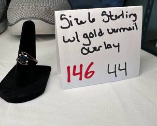 Sterling with Gold Vermeil