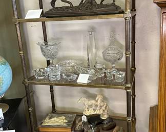 Metal and Glass Shelf