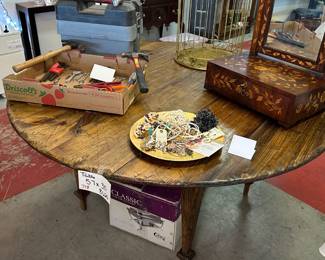Round Wood Table