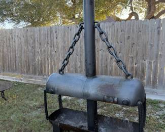 Awesome solid fire pit