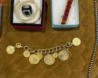 Susan Shaw charm bracelet 