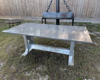 Concrete Top Table 