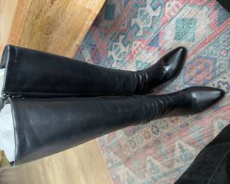 Prada leather boots