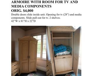 $375 - Fremarc Designs - Armoire