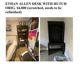 $275 - Ethan Allen - Desk with Huych
