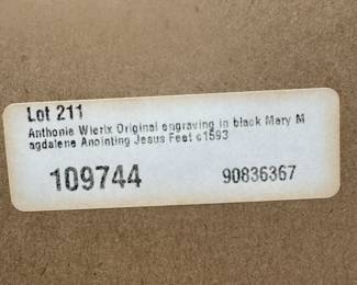 $500 - Antonie Wierix - original engraving 