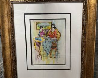 $950 - Tarkay water color 