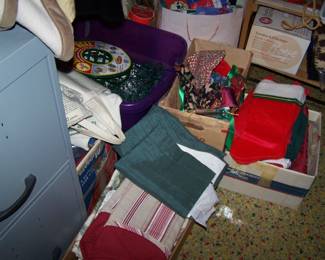 FILE CABINET, FABRIC & MISC.